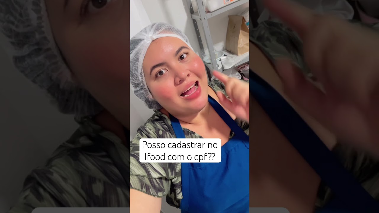 Posso cadastrar no ifood com o cpf? 