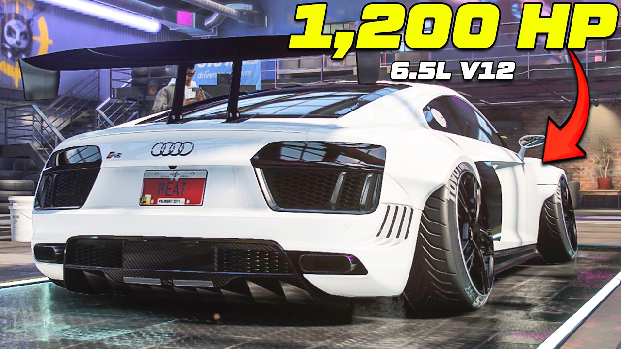 Audi R8 V10 Performance '19 Goes FULL Ultimate+😈 | Insane Customization in NFS Heat