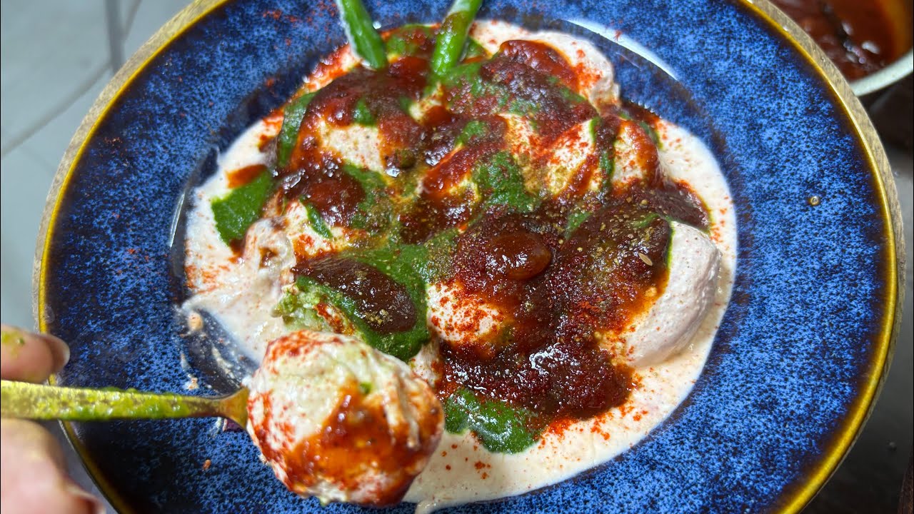 🔴Dahi bhalle recipe Holi special Dahi bade meethi saunth hari chutney recipe by Meal Palace 