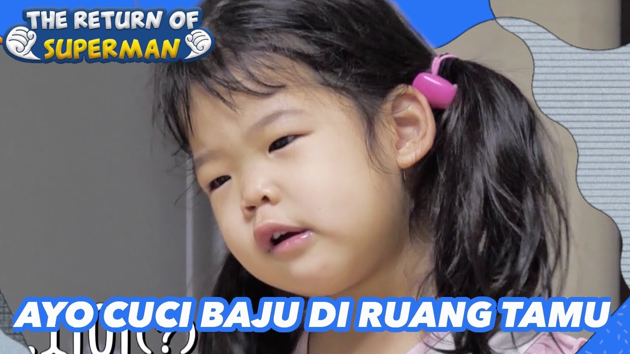 Ayo Cuci Baju Di Ruang Tamu |The Return of Superman |SUB INDO|211003 Siaran KBS WORLD TV|