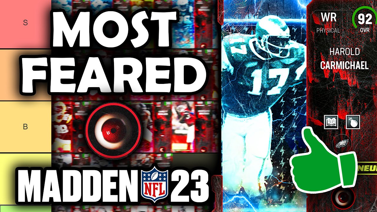 RANKING the BEST Most Feared Cards in Madden 23 Ultimate Team (Tier List)