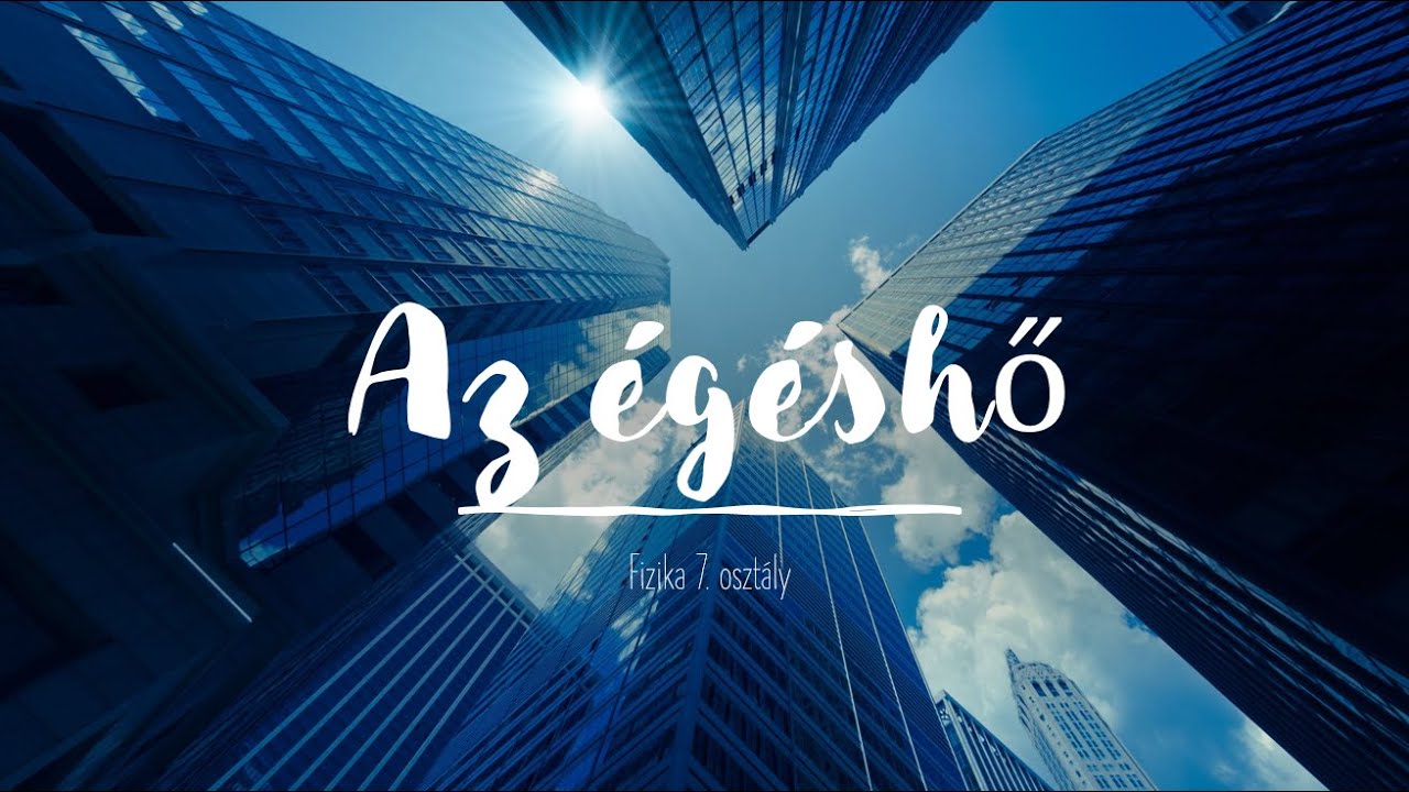 Az ÉGÉSHŐ ♨️- Fizika 7. osztály