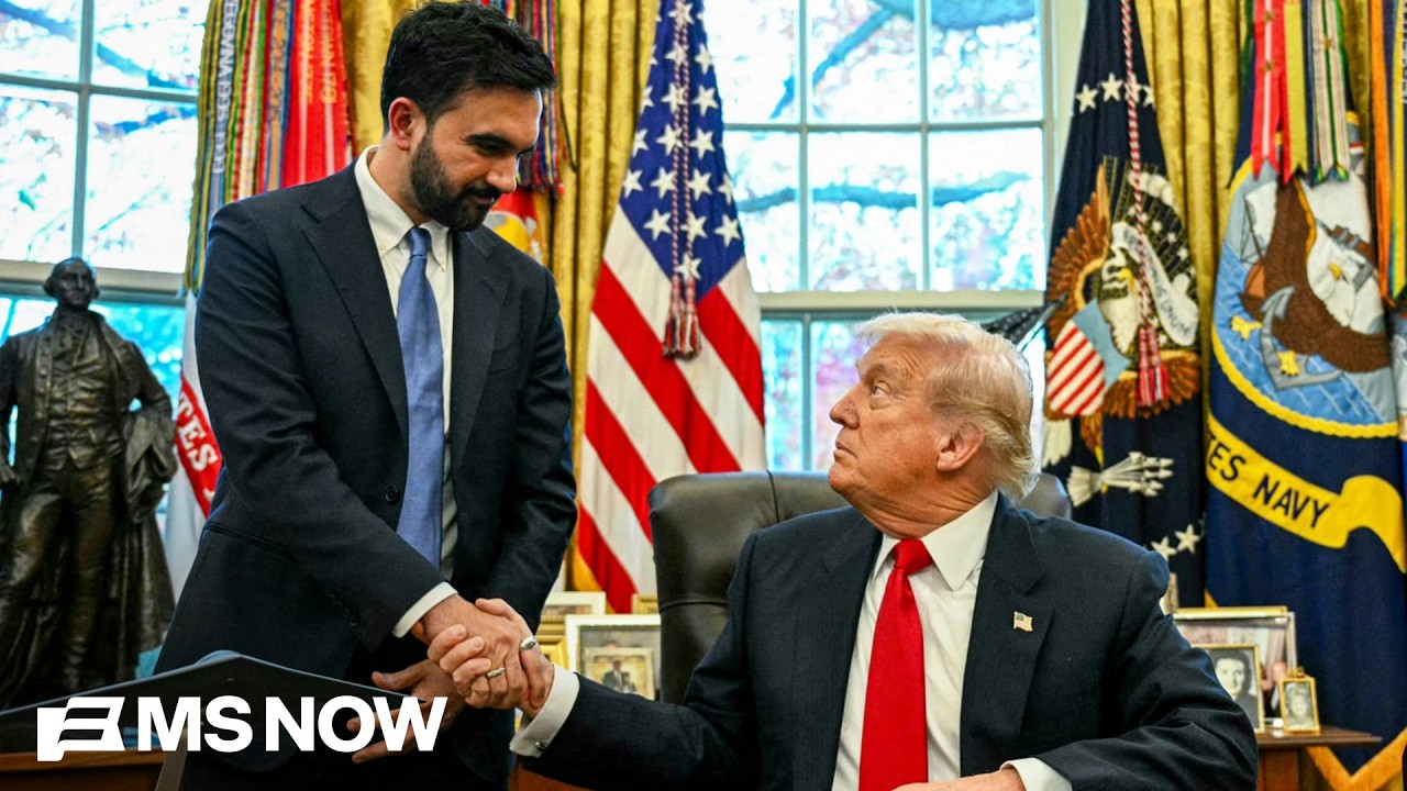 Watch the full, surprising, on-camera moment Trump met with Mamdani | MS NOW