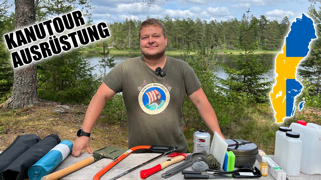 XXL Outdoor Ausrüstung für Kanutour in Schweden - Viking Republic