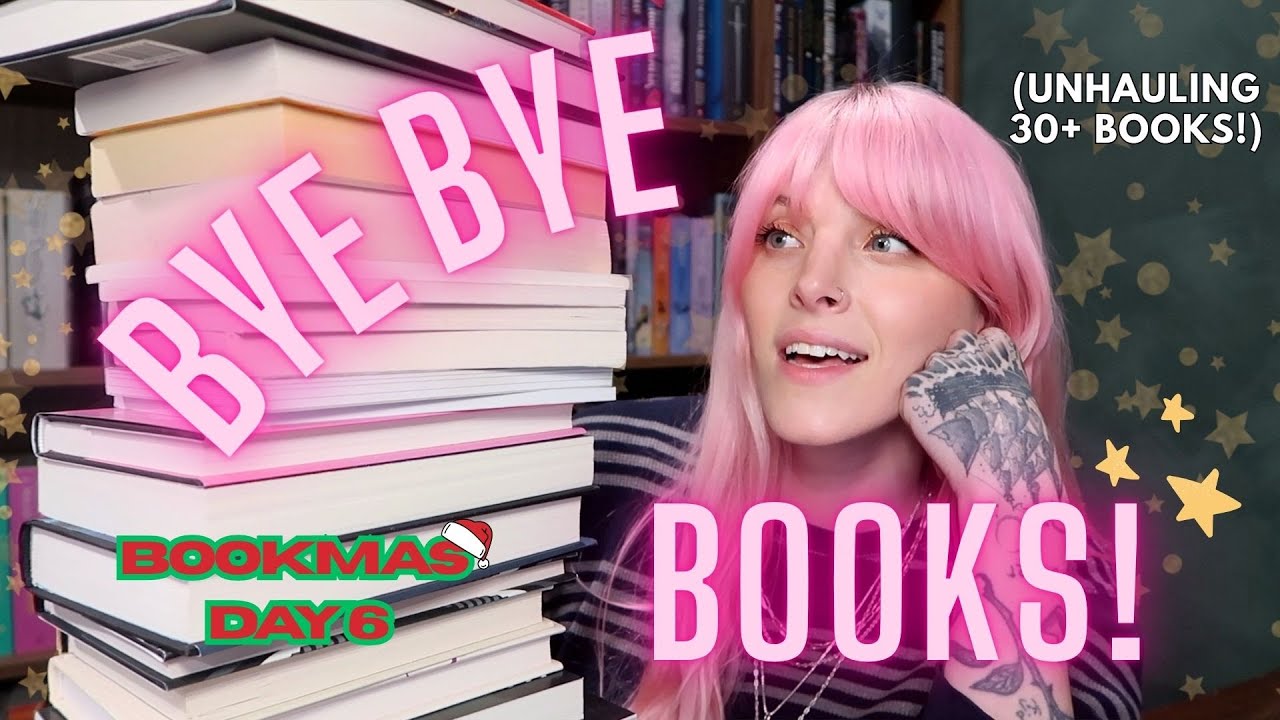 final book UNHAUL of 2025 📚👋🏻 (bookmas/vlogmas day 6 🎁)