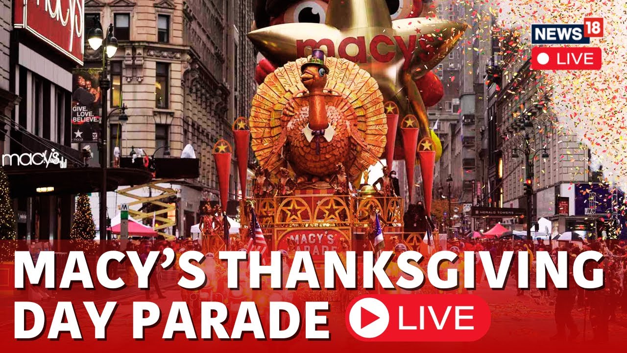 LIVE: Macy's Thanksgiving Parade 2024 | Macy's Thanksgiving Balloon Pop In New York LIVE | N18G