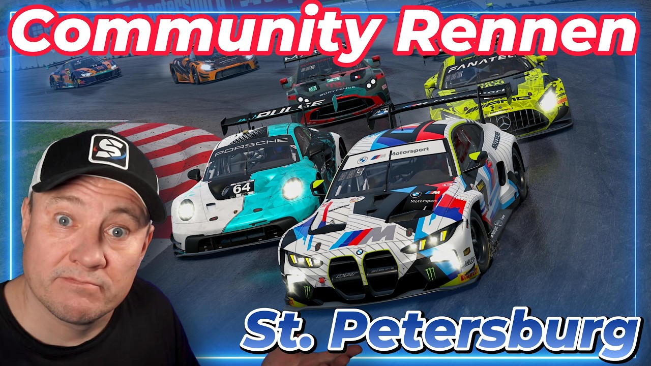 iRacing LIVE | 🏁 Schalli's Community Rennen – St. Petersburg GT3