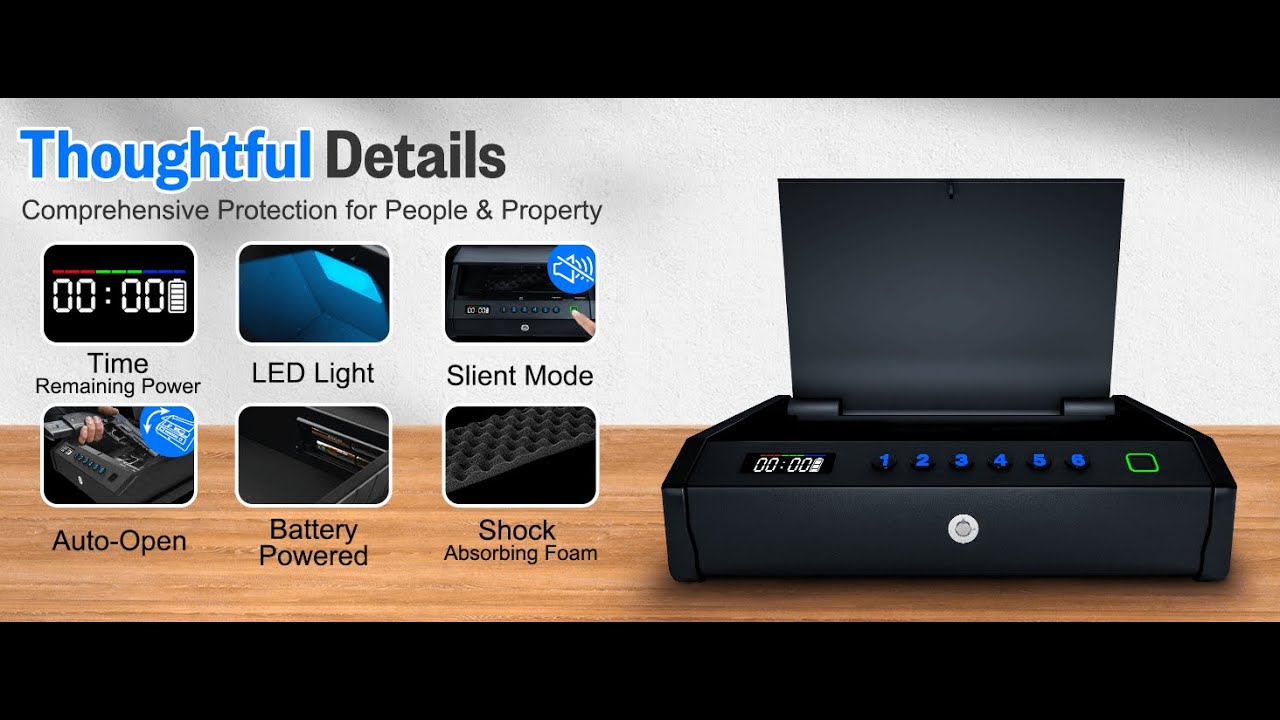 LOYMR Biometric Gun Safe