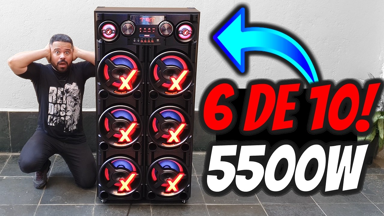 🟢💥 A MAIOR E MELHOR! Amvox ACA 5500 Paredão! Análise DETALHADA para VOCÊ conhecer esse MONSTRO!