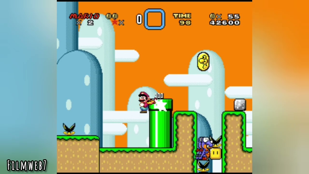 A sticky pipe situation ! #supermario 