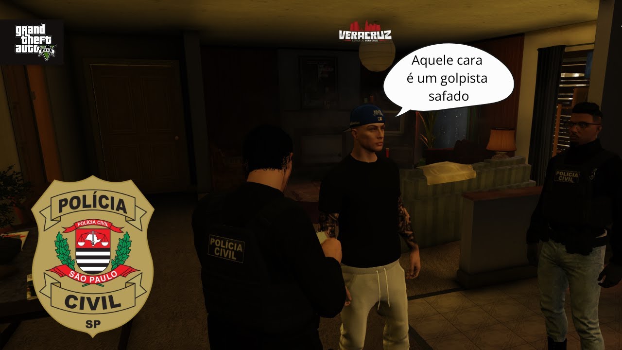 POLÍCIA CIVIL RECEBE DENUNCIA DE ESTELIONATO + FUGA | PCESP EP.01 | GTA RP