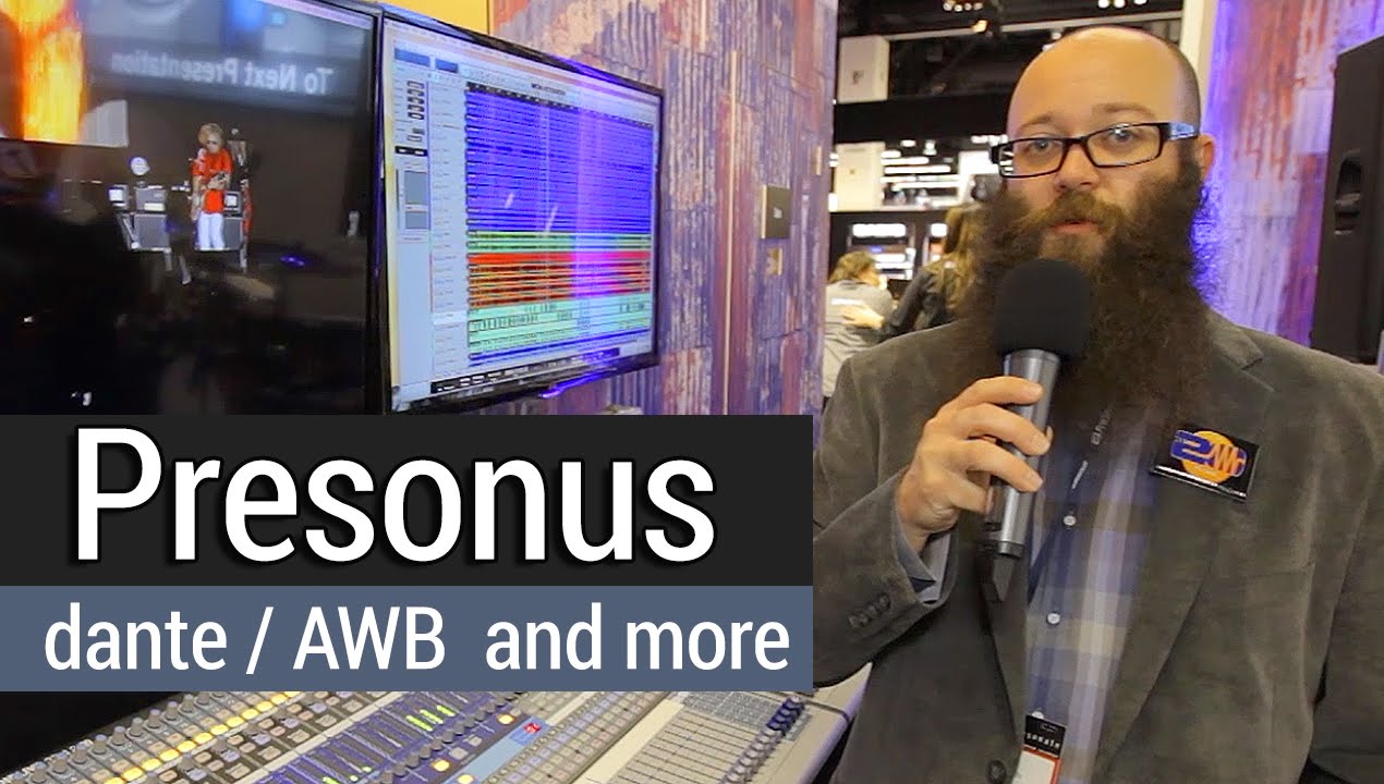Presonus StudioLive AI i StudioLive RM oraz protok&oacute;ł Dante + AVB