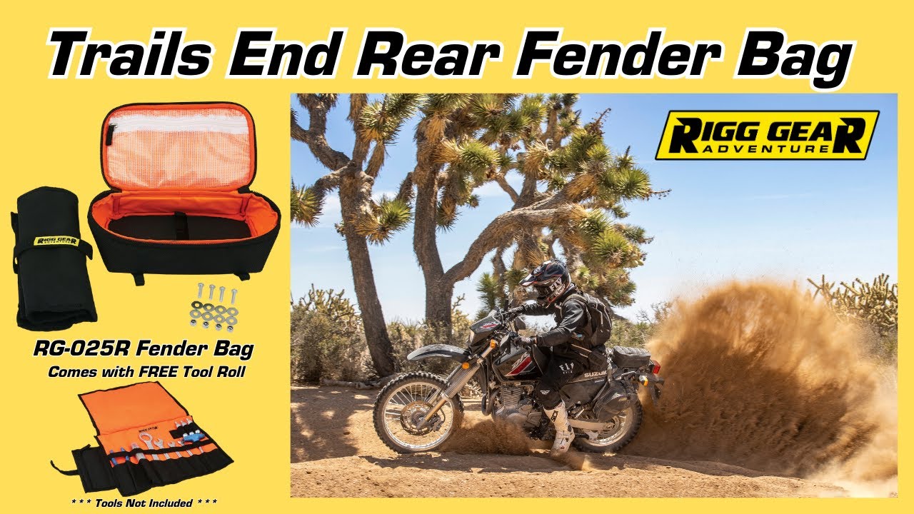 Trails End Rear Fender Bag from @Nelsonriggusa Rigg Gear RG-025R Overview