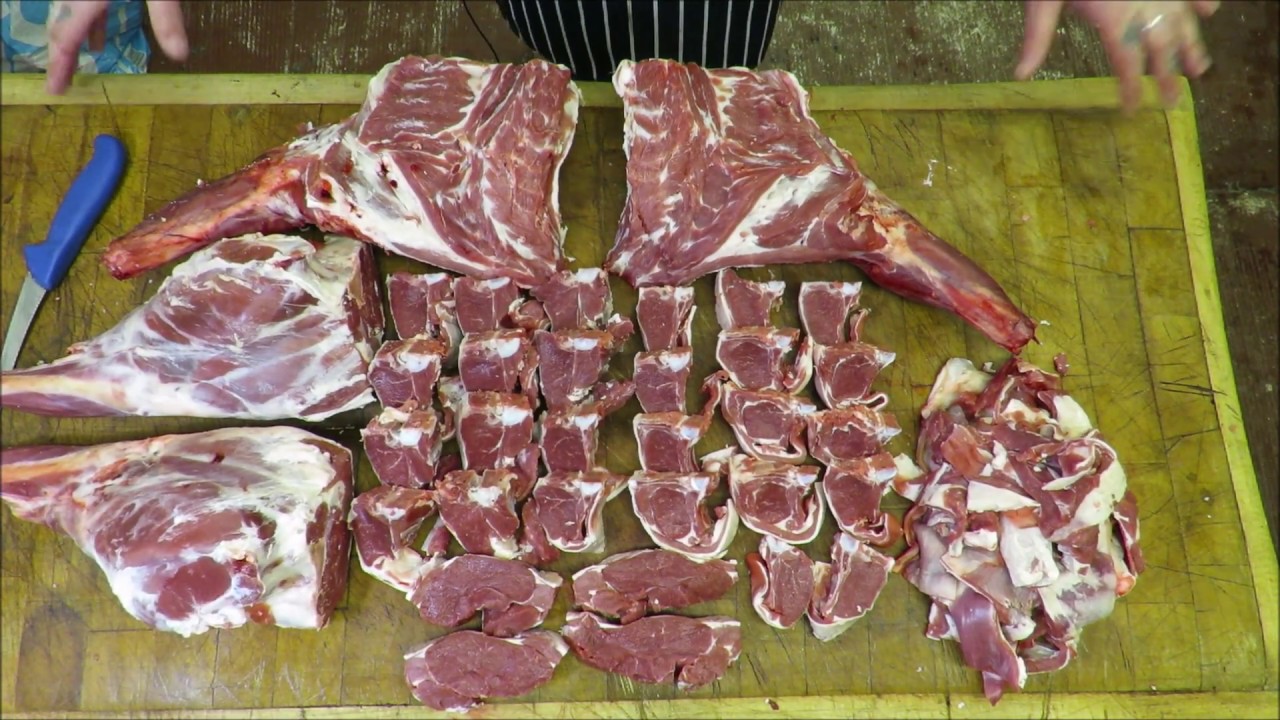 Основные разделки баранины. В режиме реального времени. #SRP #Lamb