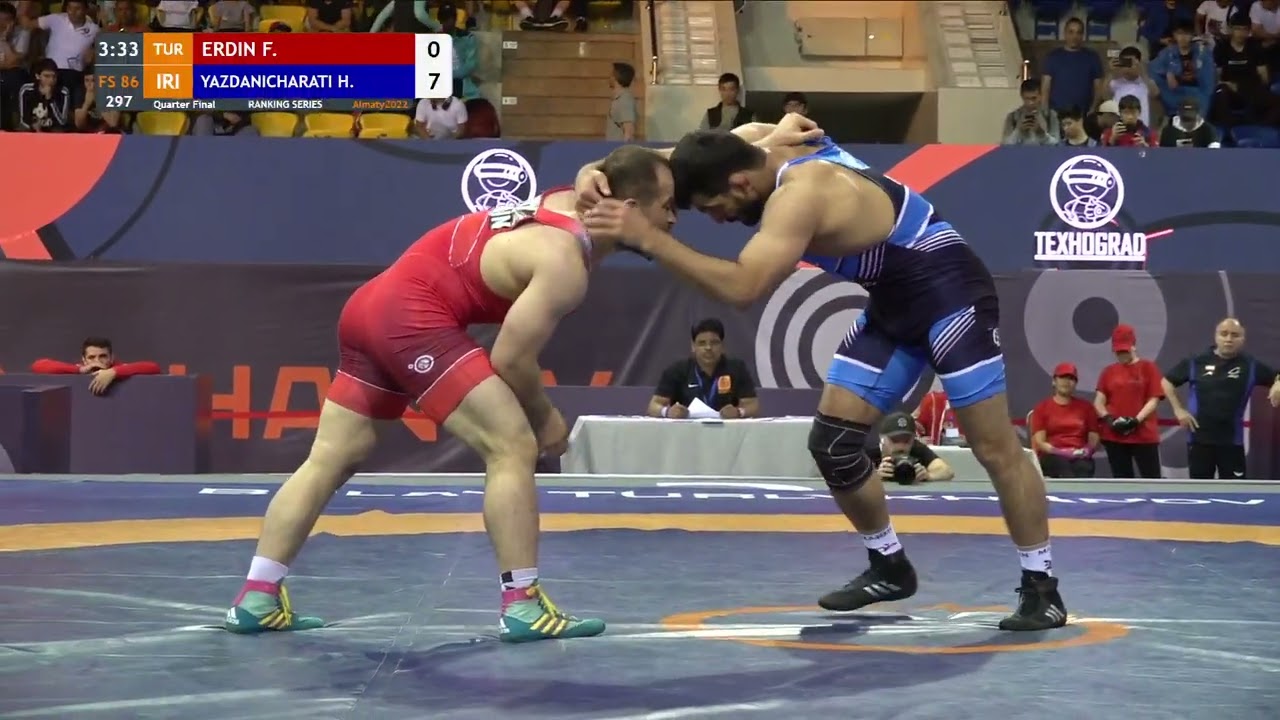 1/4 FS - 86 kg: F. ERDIN (TUR) v. Hassan YAZDANI (IRI)