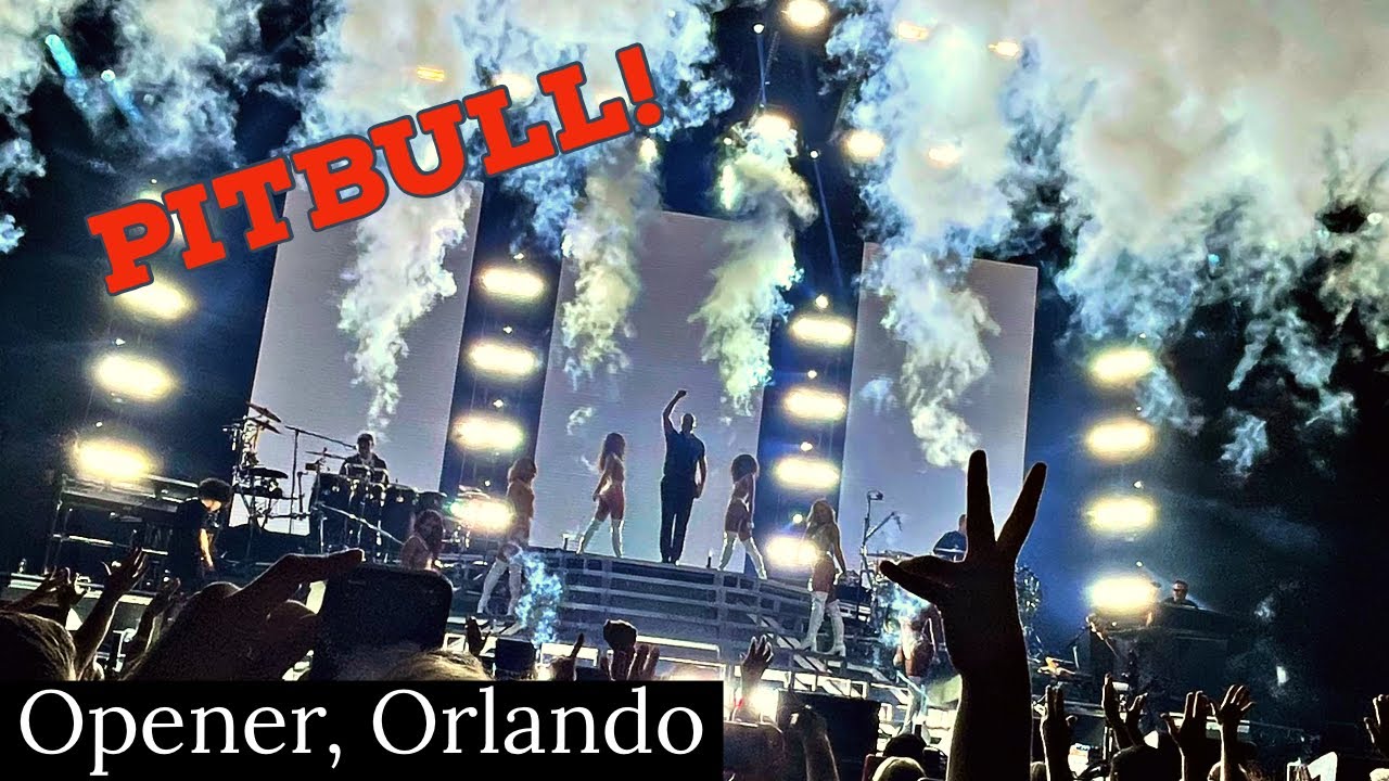 Pitbull Live (Opener) Don’t Stop The Party - Amway Center, Orlando - Sunday October 16th 2022