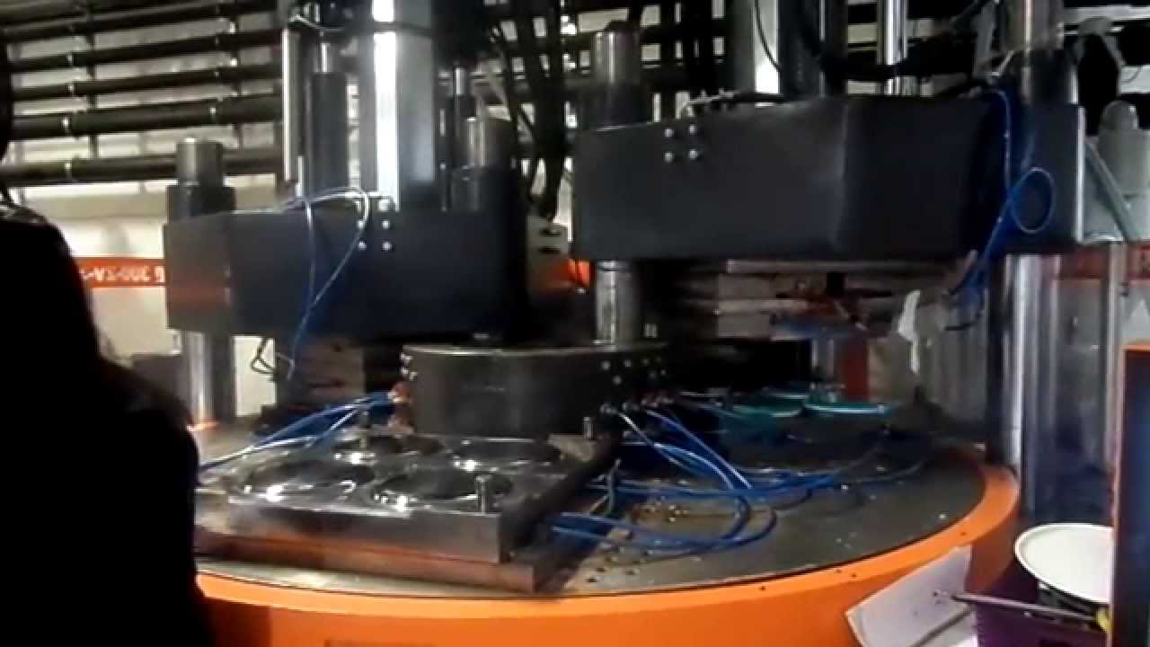 Çift Renk Dik Plastik Enjeksiyon Makinası