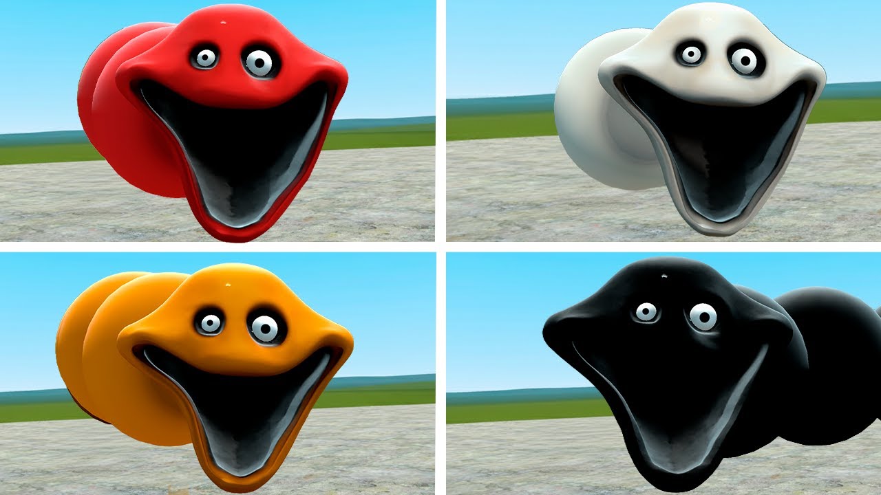 ALL COLOR ROBLOX HUNGRY WORM in Garry's Mod!