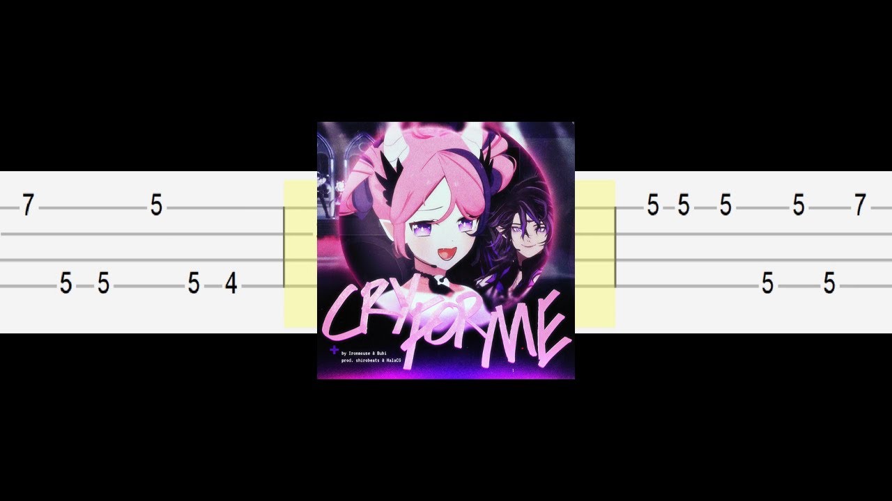 Cry For Me WA WA WA · Ironmouse · shirobeats · HalaCG · Bubi (Easy Ukulele Tabs Tutorial)