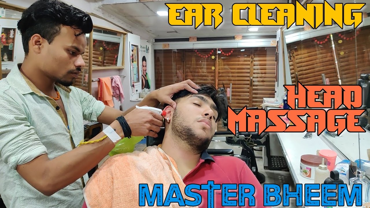 BHEEM💈Ear Cleaning Head Massage with Neck and Knuckles Cracking💈MASTER ASMR💈#ASMR