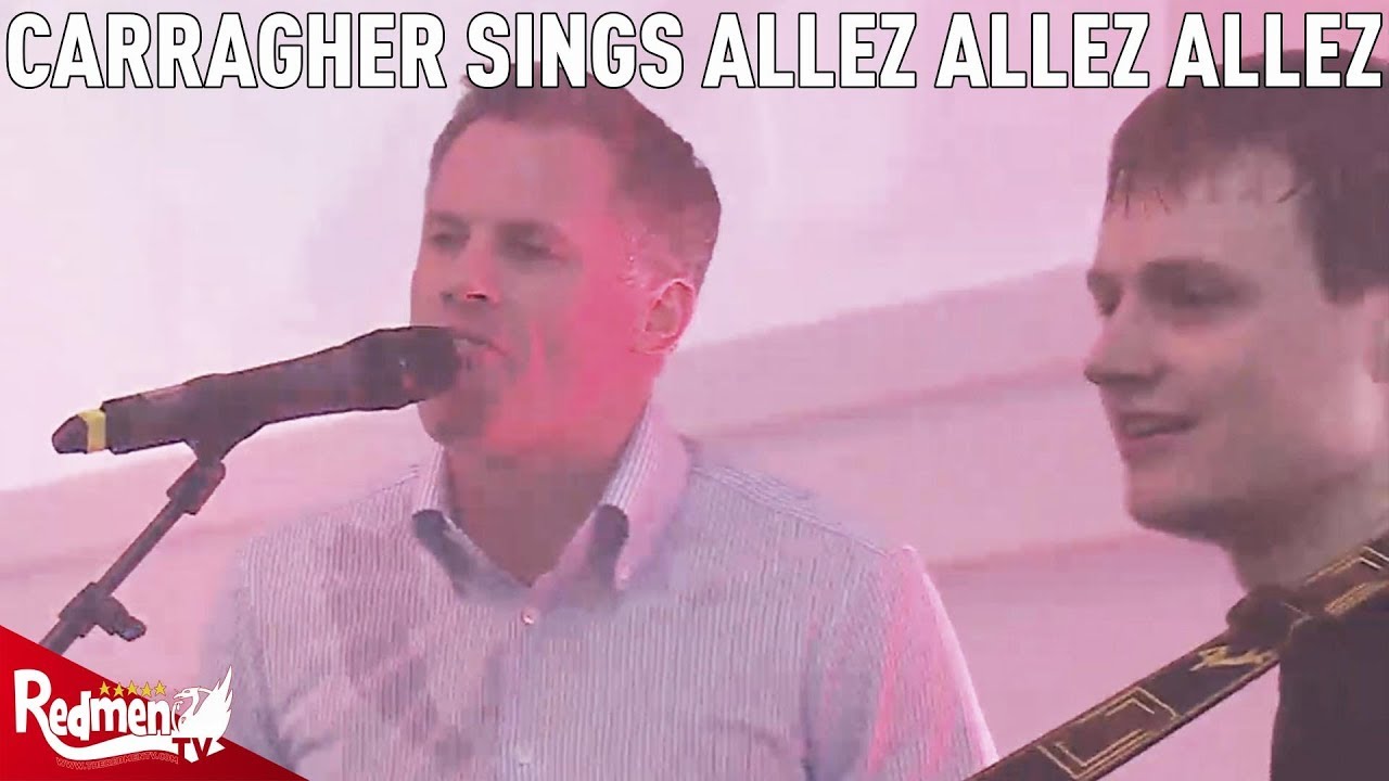 Jamie Carragher Sings Allez Allez Allez and Virgil Van Dijk with Jamie Webster!