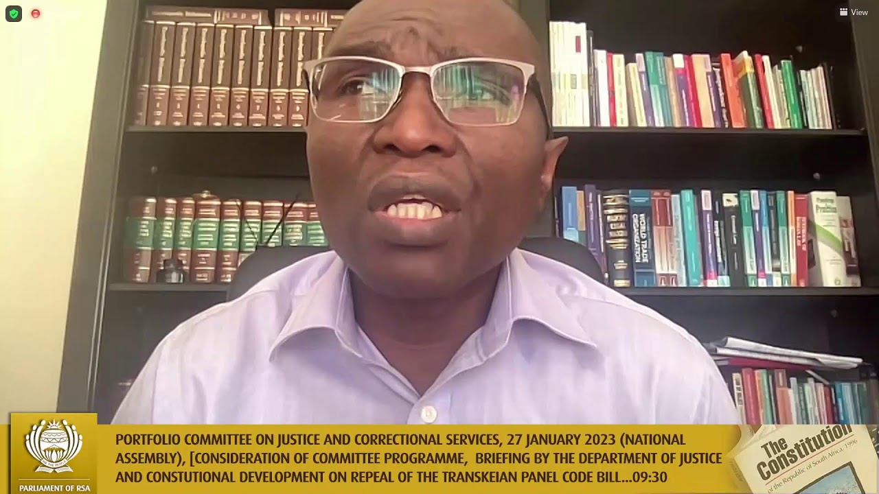 Portfolio Committee on Justice and Correctional Services, 27 January 2023
