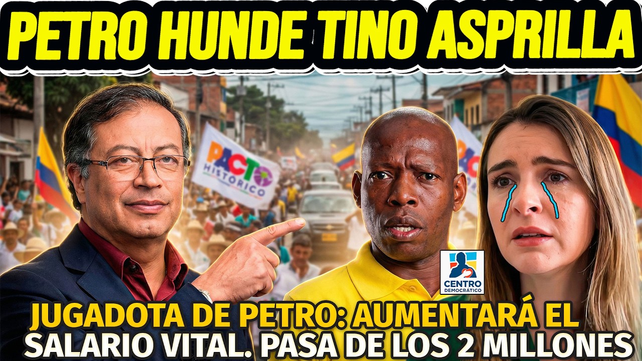 JUGADOTA DE PETRO QUE HUNDE A TINO ASPRILLA: PIDIÓ SALARIO MÁS DE $2 MILLONES. LLORA PALOMA CON ESTO