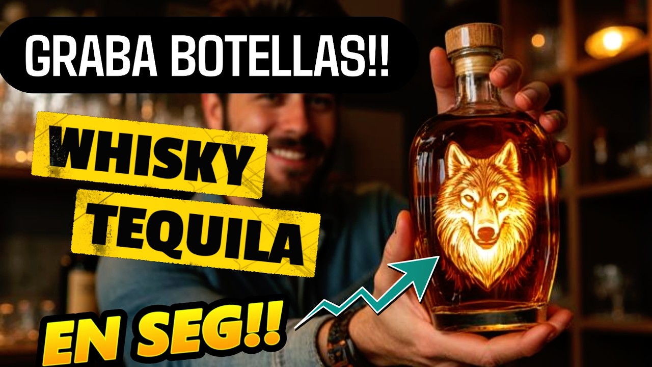 La mejor TECNICA para grabar Cristal desde tu CASA!! muy fácil y en SEGUNDOS!!. #grabadoláser