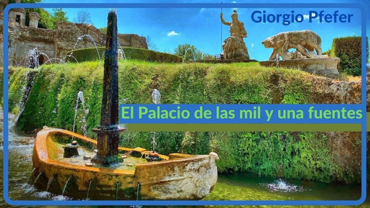 El Palacio de las Mil y Una Fuentes en Italia