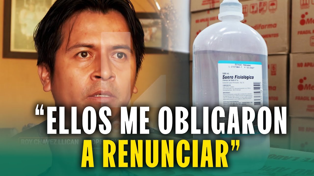Exoperario de Medifarma investigado por suero defectuoso se defiende: “Me obligaron a renunciar”