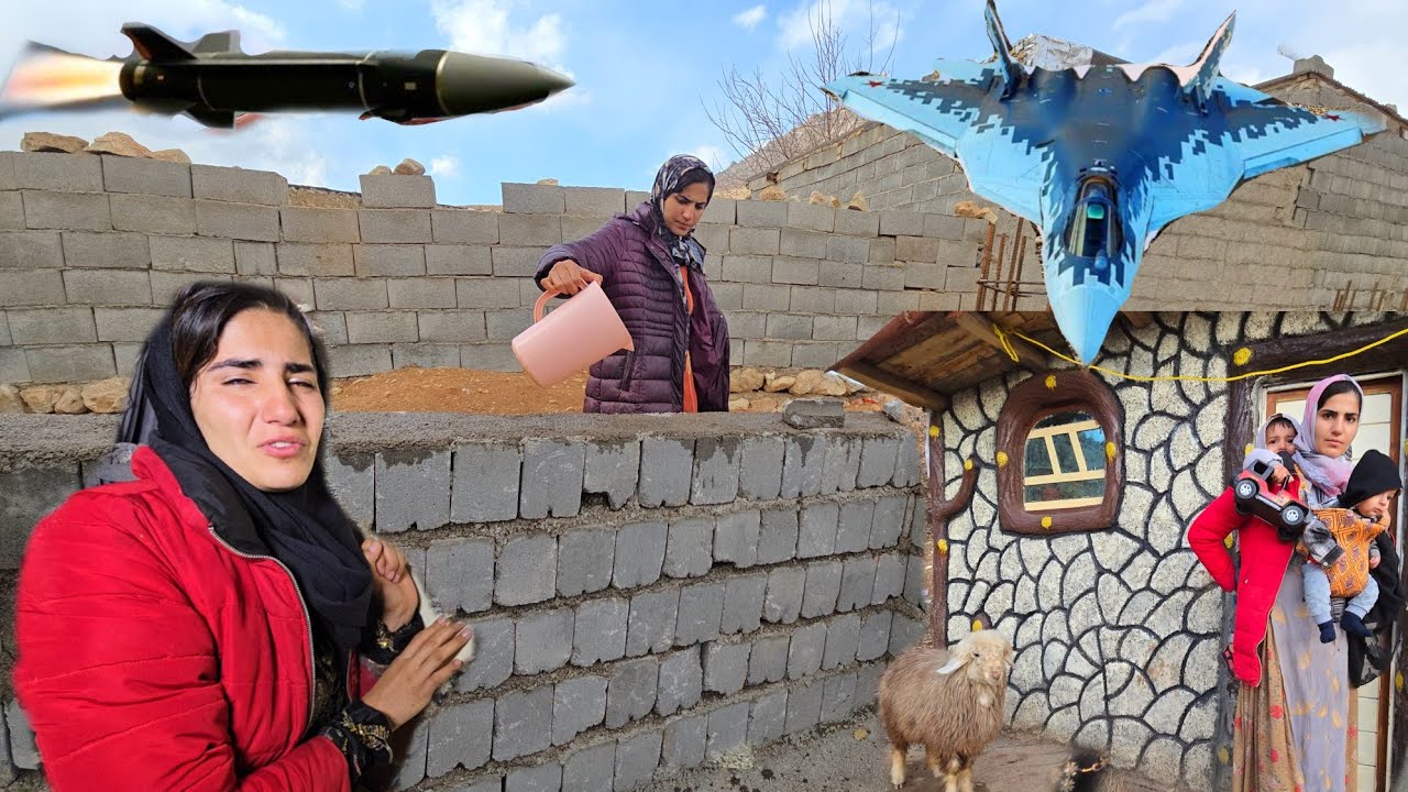 mountain survival during war in iran | single nomadic mother&rsquo;s daily life