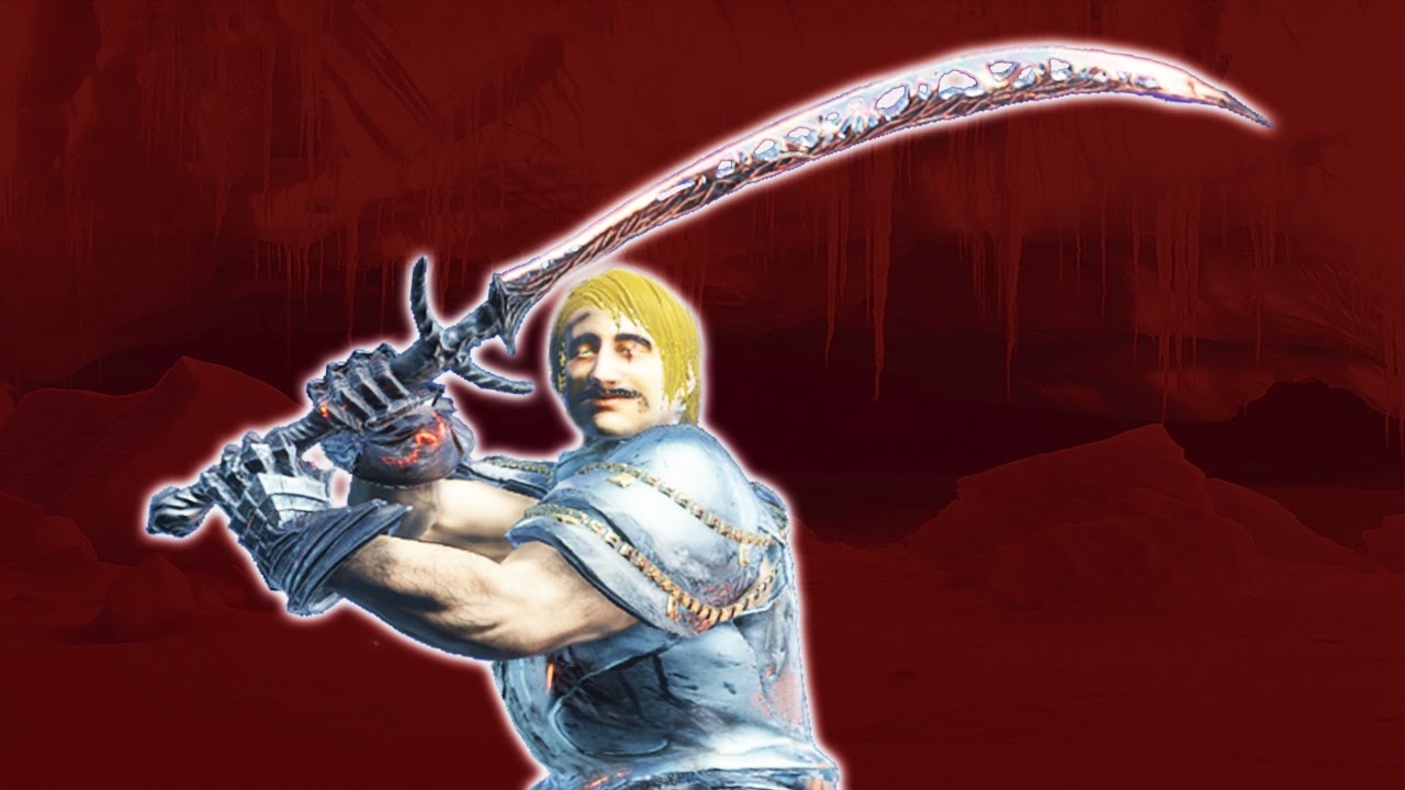 ESPADA CURVA DO PONTIFICE CONGELANTE MALUCA - DARK SOULS 3 PvP ARENAS DLC
