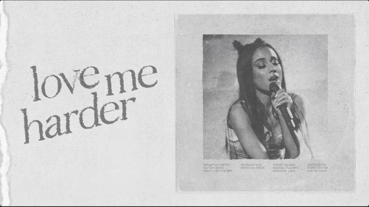 Ariana Grande - Love Me Harder (Dangerous Woman Tour: Live Studio Version)