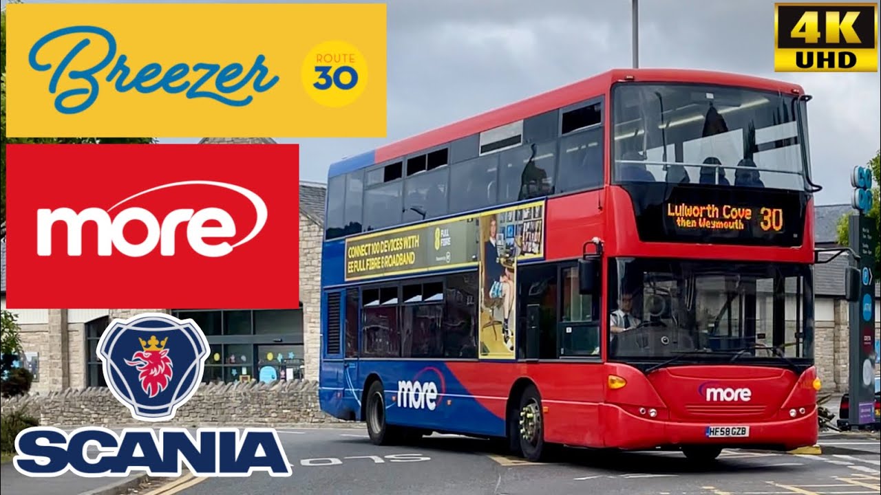 [Morebus: Purbeck Breezer 30 Weymouth to Swanage via Lulworth Cove & Wareham] Scania OMNICity N230UD