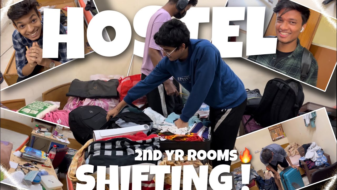 Shifting To 2nd Year Hostel Rooms🔥|Government Medical College Rooms💀| Maulana Azad Medical College