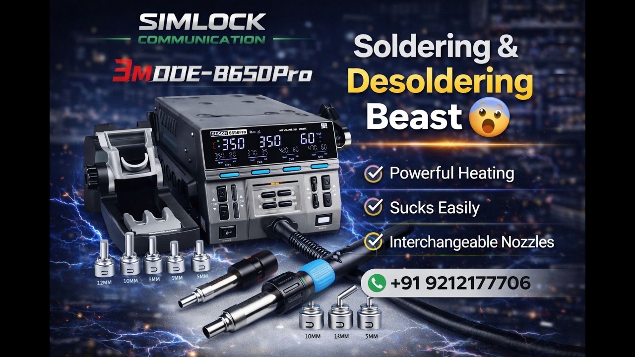 Sugon 8650 Pro--“The future of soldering, packed into one powerful station