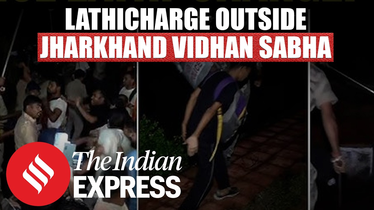 JPSC-JSSC Protest: Police Lathicharge Aspirants Outside Jharkhand Assembly