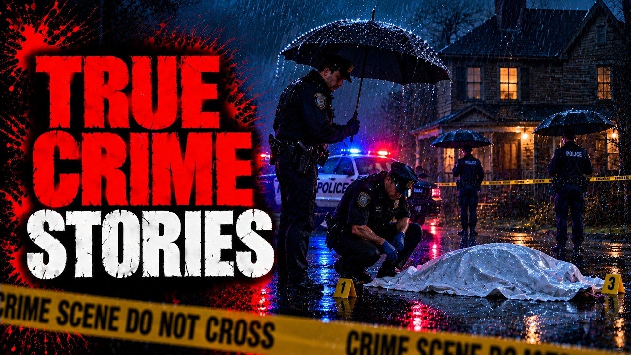 6 Disturbing True Crime Stories For Sleep With Rain Sound Black Screen  Vol 25