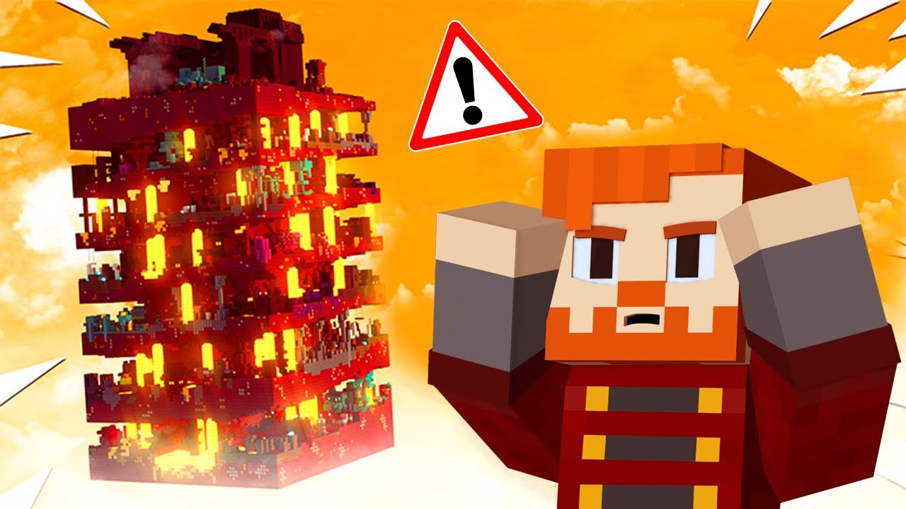 Tek Başıma Nether Parkuru Yaptım! - minecraft