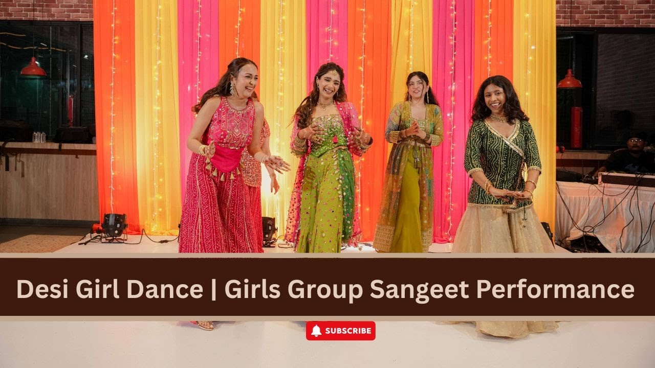 Bollywood Wedding Dance | Desi Girl Girls Group Performance | Sangeet Night Highlights