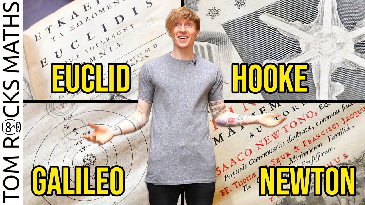 The OLDEST Maths Books in Oxford