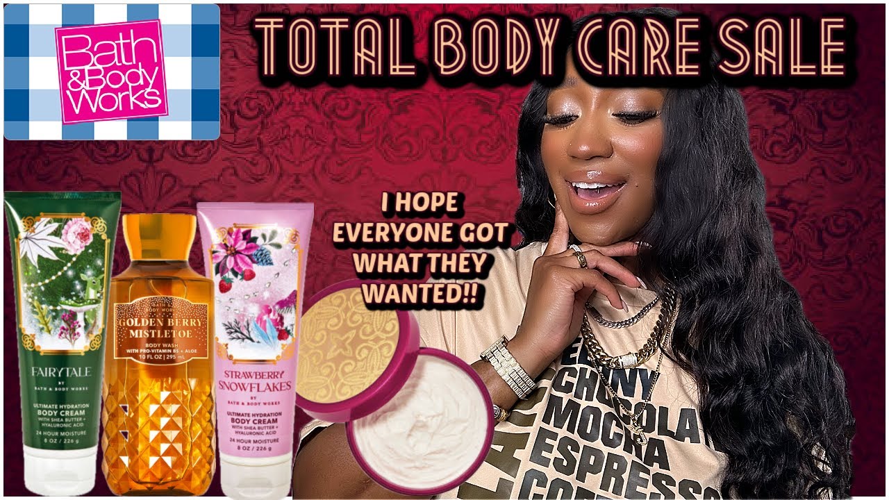 🤑TOTAL BODY CARE DAY SALE🤑| BATH AND BODY WORKS‼ WHAT DID YOU GET??