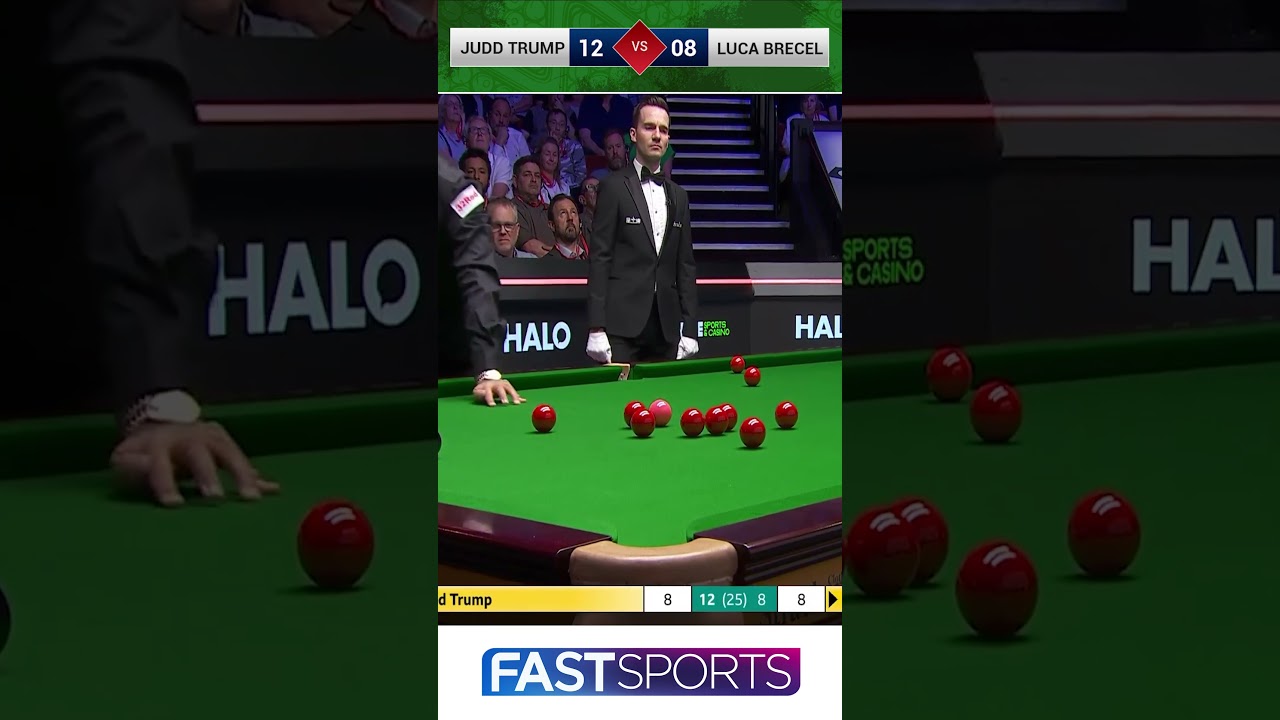 Trump vs Brecel &ndash; A Battle of Pure Class 🎩| Fast Sports #snooker