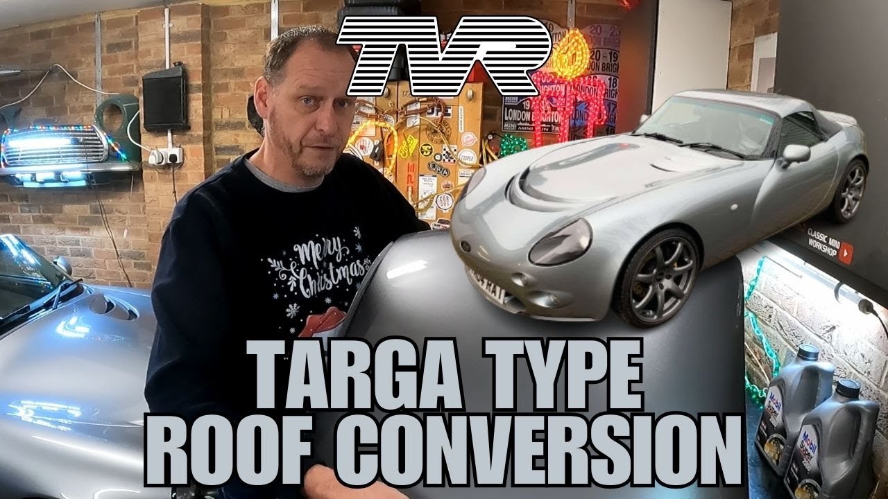 New Aggressive Look for My TVR Tamora with Targa Type Split Roof Panels!