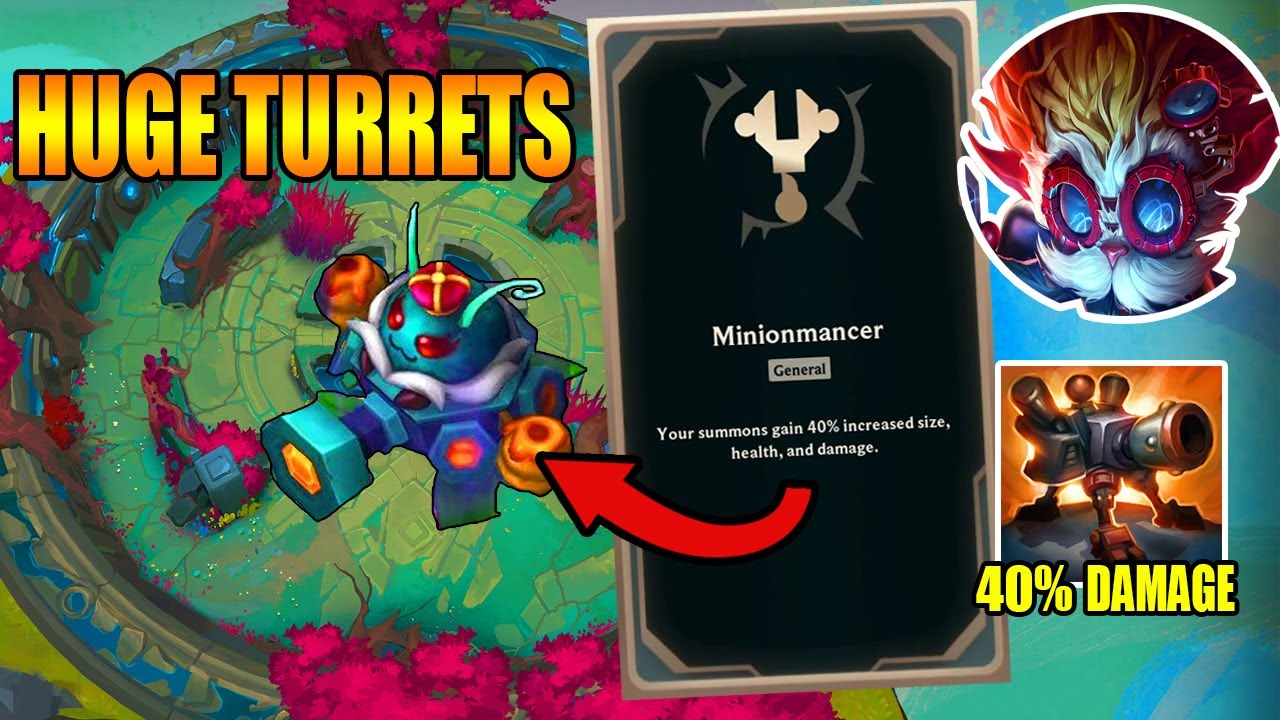 Heimer but my turrets deal 40% extra damage and size!