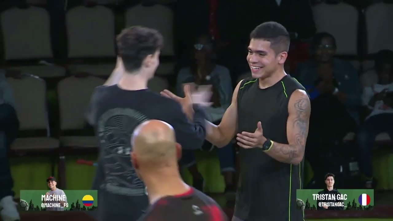 World Freestyle Football Championship 2023 🇰🇪 |  Men's Top 8: Machine vs Tristan