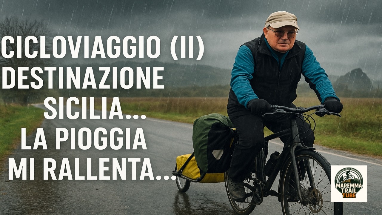Cicloviaggio (II) – Destinazione Sicilia | La Pioggia Mi Rallenta ma Non Mi Ferma