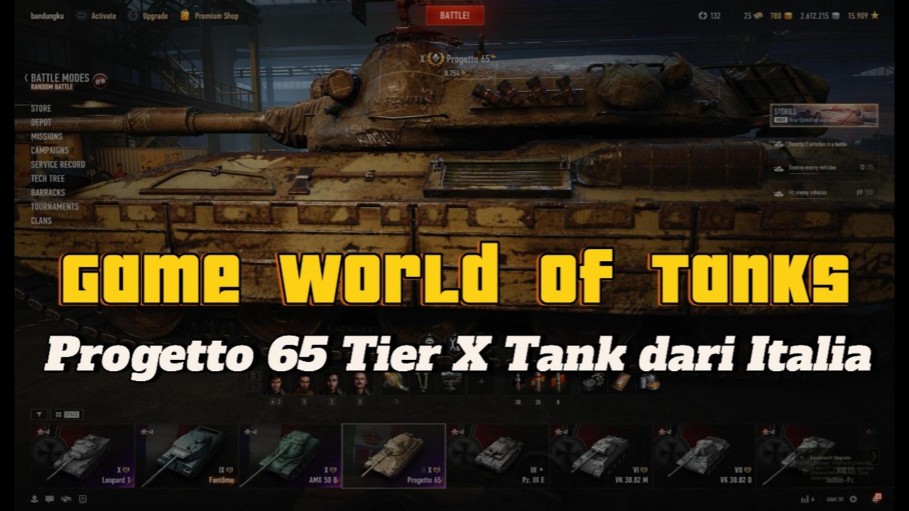 Progetto 65 Tier X @WorldOfTanksOfficialChannel