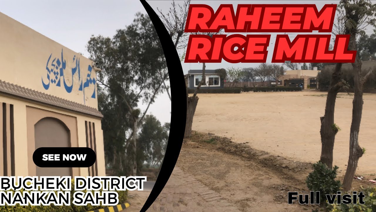 Raheem rice 🍚 mill. Bucheki district nankana sahb#hmricetraders #agriculture #ricemiller #food