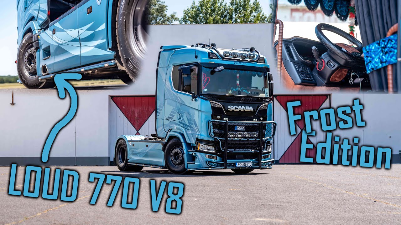 WALKAROUND & SOUND: Scania 770S V8 Frost Edition // *Ferenczy Trans*